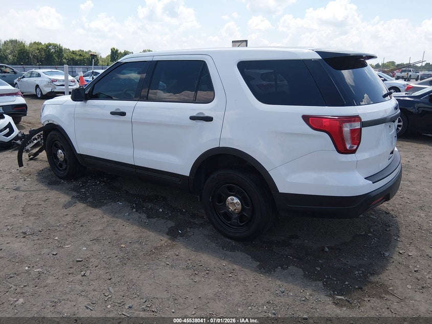 Vin: 1fm5k8ar4jga15925, lot: 46036310, ford police interceptor utility 20183