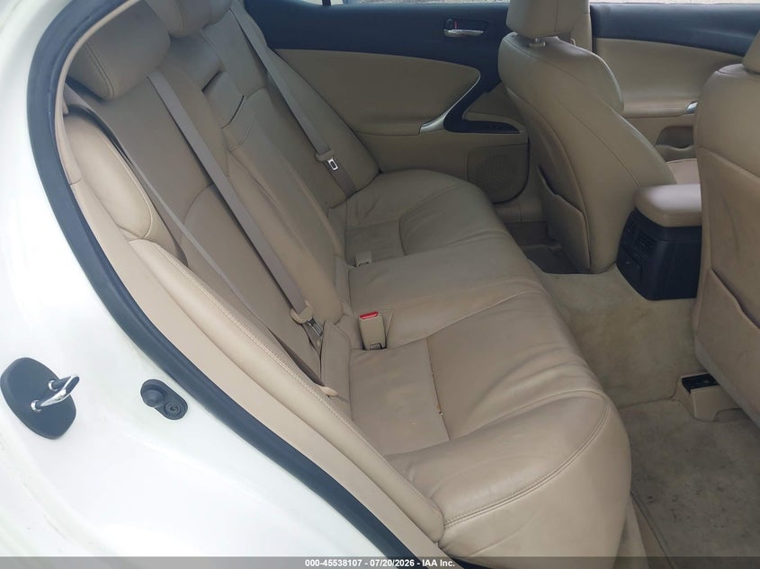 2006 Lexus Is 250 VIN: JTHBK262762018322 Lot: 45538107