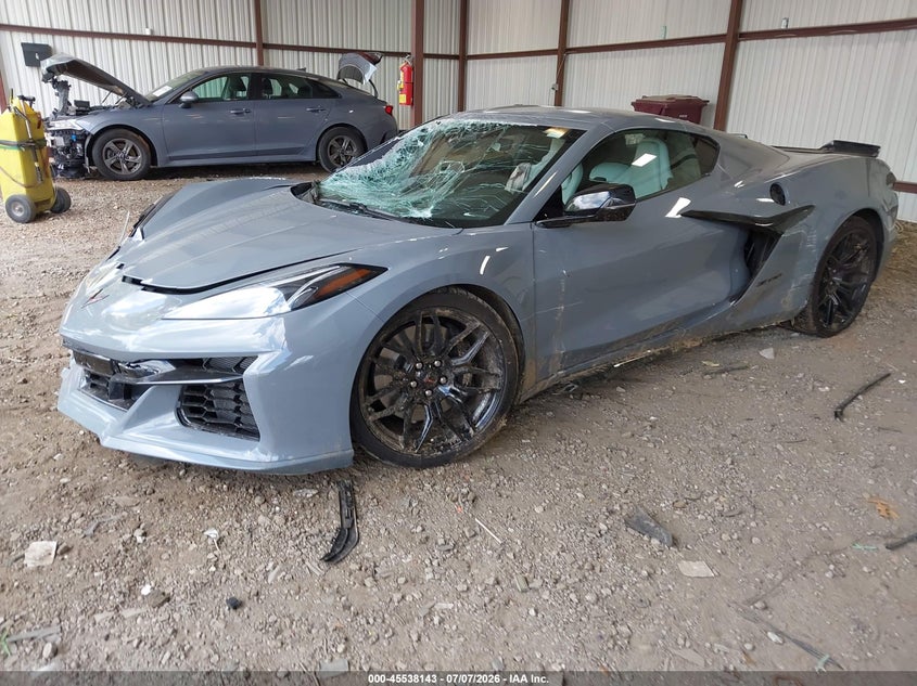 Vin: 1g1ye2d35s5607143, lot: 46036412, chevrolet corvette z06 20252