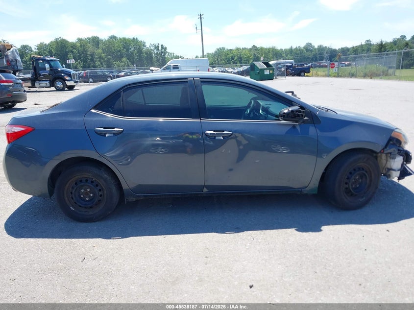 TOYOTA COROLLA 2019 VIN 2T1BURHE1KC134431