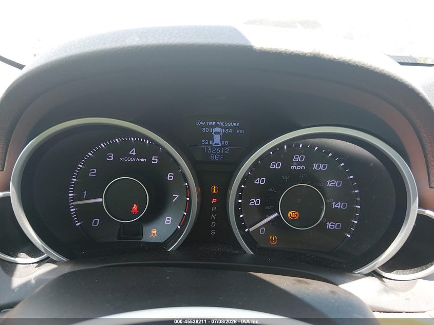 2012 Acura Zdx VIN: 2HNYB1H46CH500085 Lot: 45538211