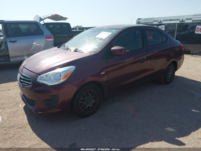 2017 MITSUBISHI MIRAGE G4 auction photo 2