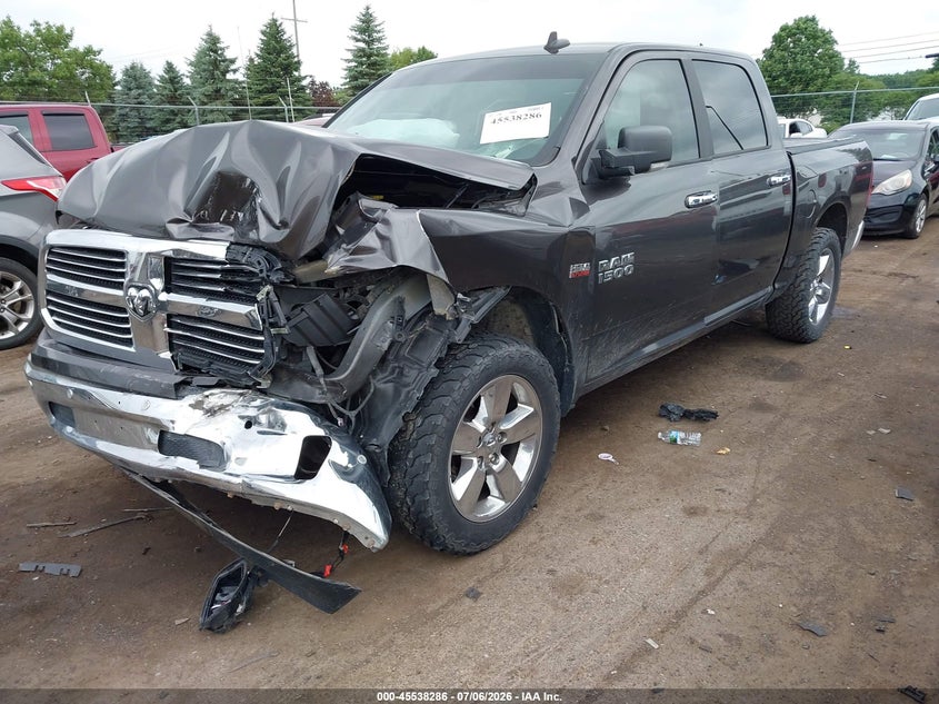 Vin: 3c6rr7lt1hg784571, lot: 46036555, ram 1500 big horn  4x4 5'7 box 20172
