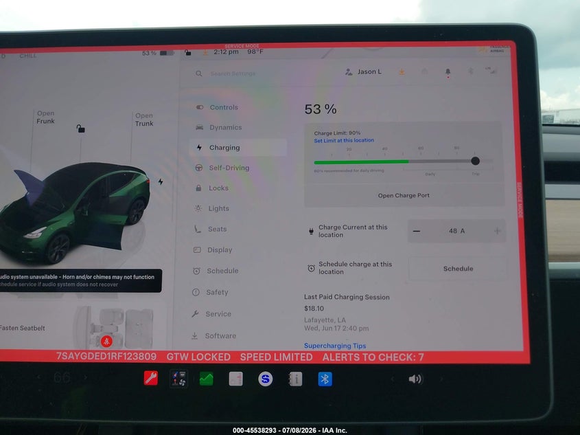 2024 TESLA MODEL Y SPORT UTILITY VEHICLE ELECTRIC