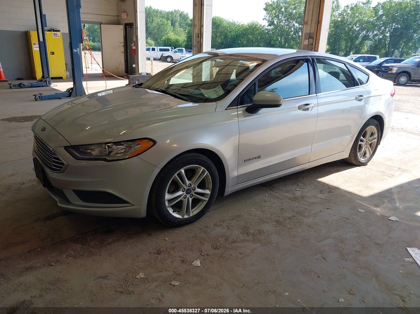 Vin: 3fa6p0uu6jr235836, lot: 46036596, ford fusion hybrid s 20182