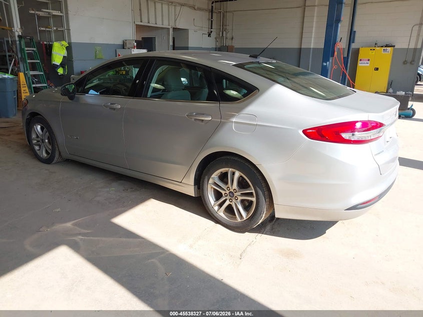 Vin: 3fa6p0uu6jr235836, lot: 46036596, ford fusion hybrid s 20183