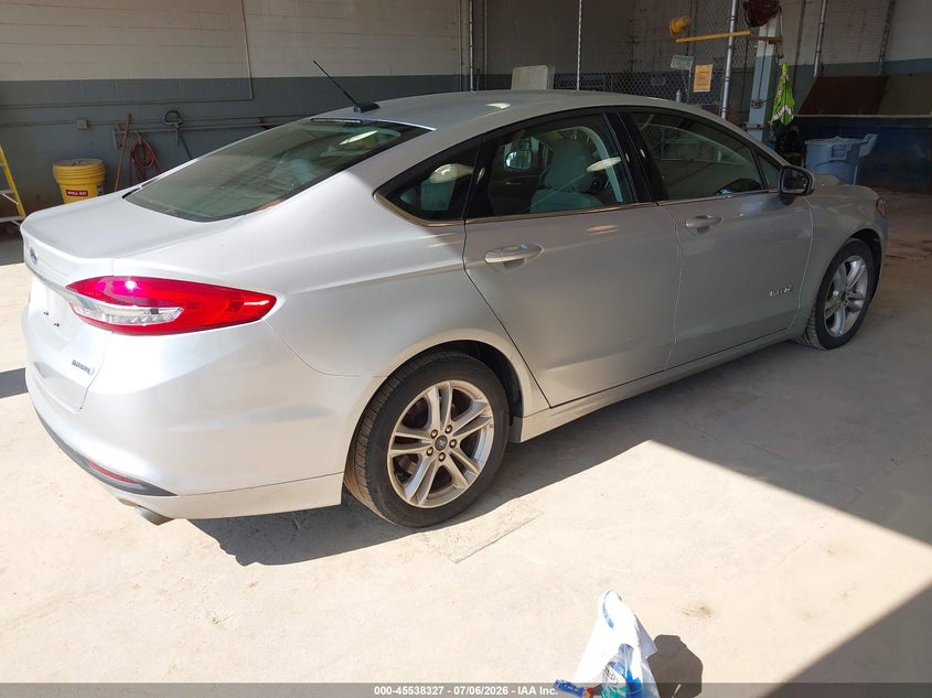 Vin: 3fa6p0uu6jr235836, lot: 46036596, ford fusion hybrid s 20184