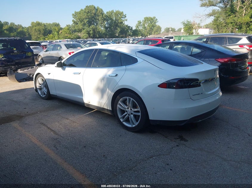 2015 TESLA MODEL S auction photo 3