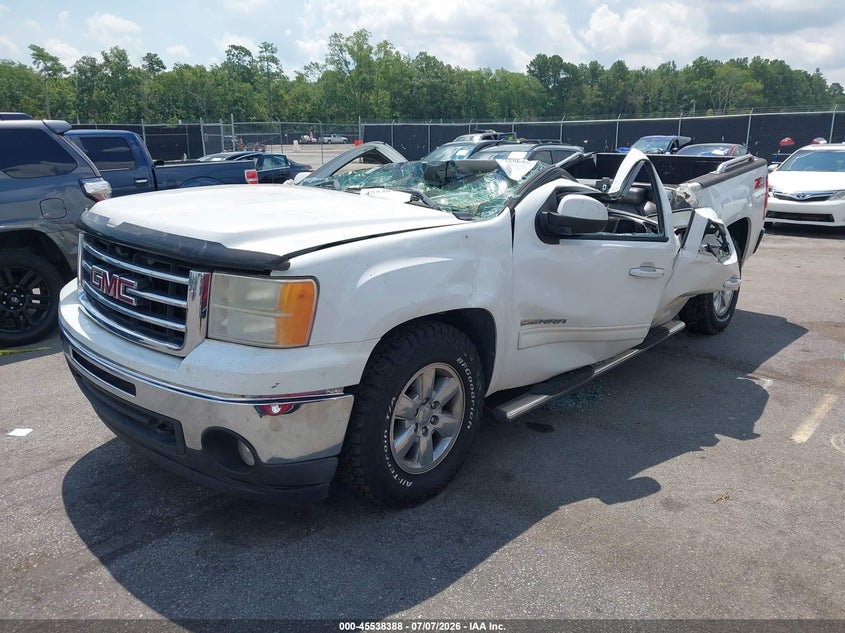 2013 GMC Sierra, Storm Damage, IAAI, VIN 3GTP2WE71DG279512 — photo 2