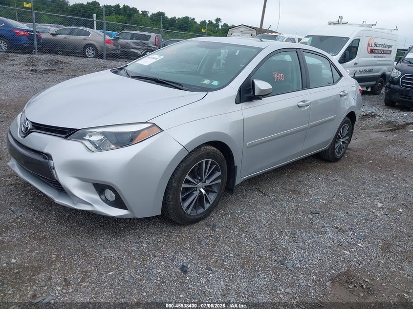 2016 TOYOTA COROLLA auction photo 2