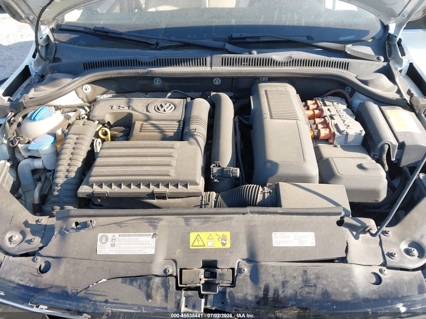 2013 Volkswagen Jetta Hybrid Sel Premium VIN: 3VW637AJ2DM284510 Lot: 45538441