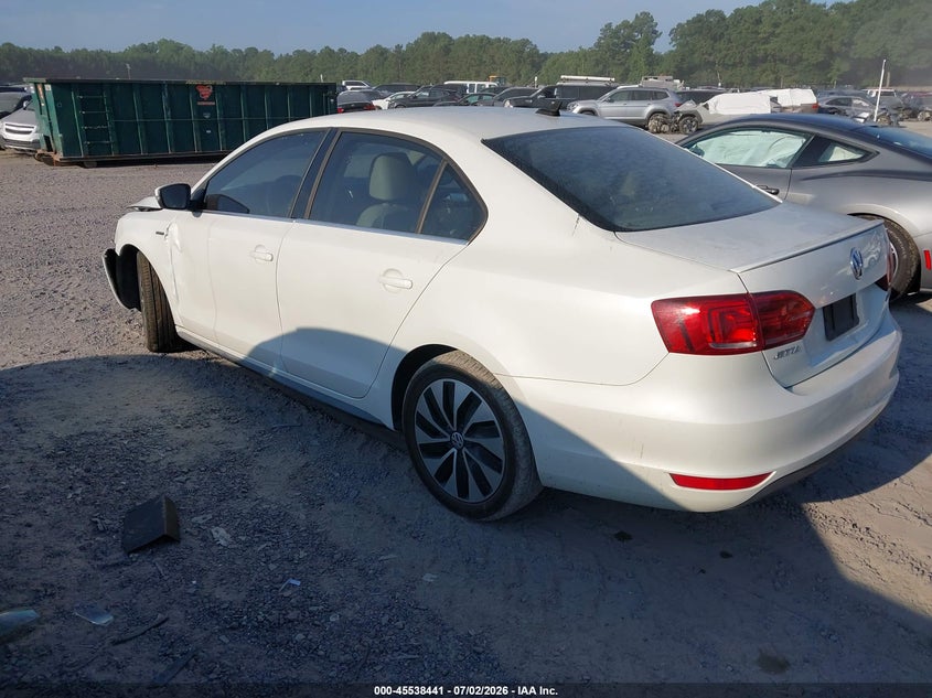 2013 VOLKSWAGEN JETTA HYBRID auction photo 3