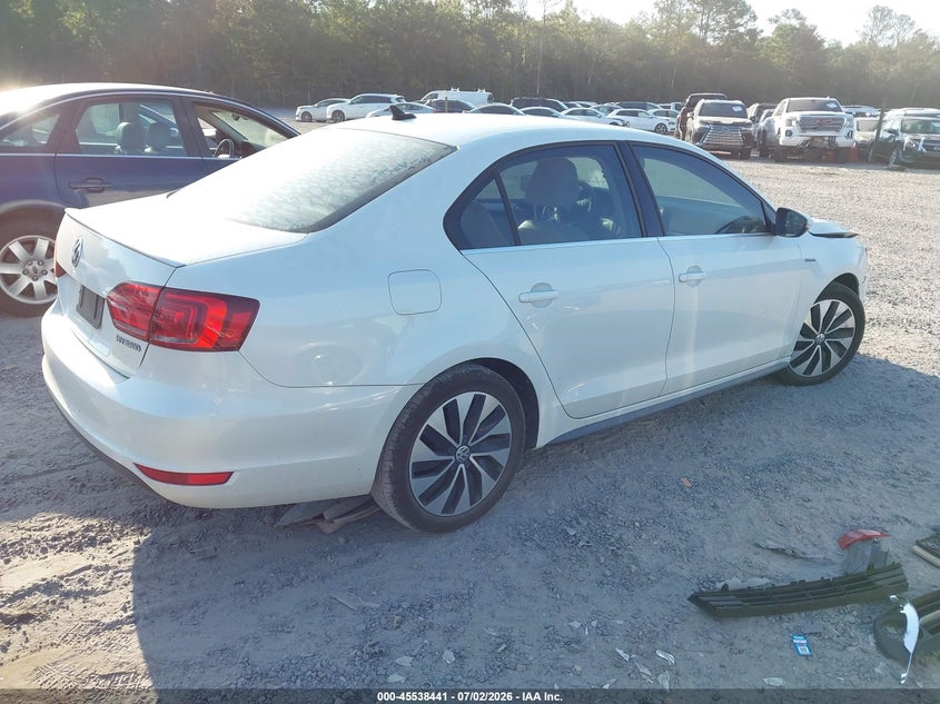 2013 VOLKSWAGEN JETTA HYBRID auction photo 4