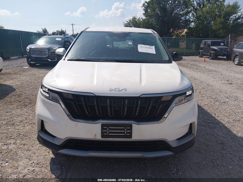 2023 Kia Carnival Mpv Lx Seat Package VIN: KNDNB4H3XP6214362 Lot: 45538466