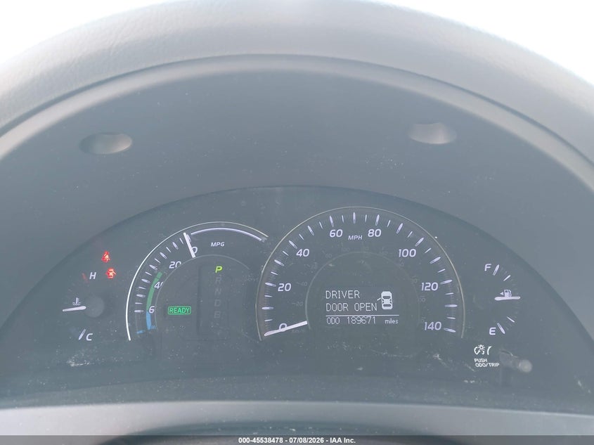 2011 TOYOTA CAMRY HYBRID auction photo 7