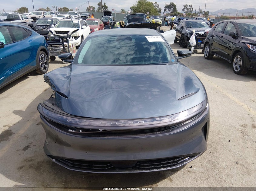 2025 Lucid Air Pure VIN: 50EA1PGA6SA006998 Lot: 45538483