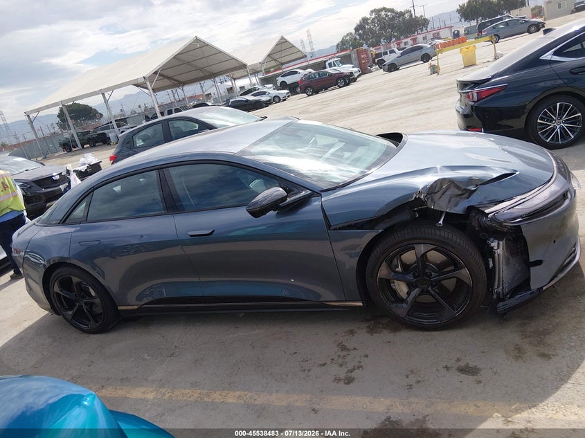 2025 Lucid Air Pure VIN: 50EA1PGA6SA006998 Lot: 45538483