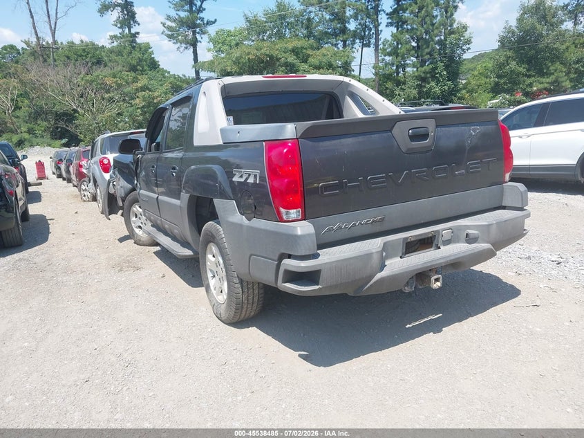 2003 CHEVROLET AVALANCHE 1500 auction photo 3