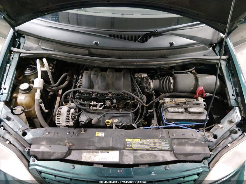 2001 Ford Windstar Lx VIN: 2FMZA50411BB09552 Lot: 45538491