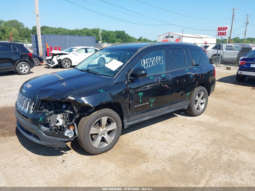 Vin: 1c4njdeb3gd768773, lot: 46036764, jeep compass high altitude edition 20162