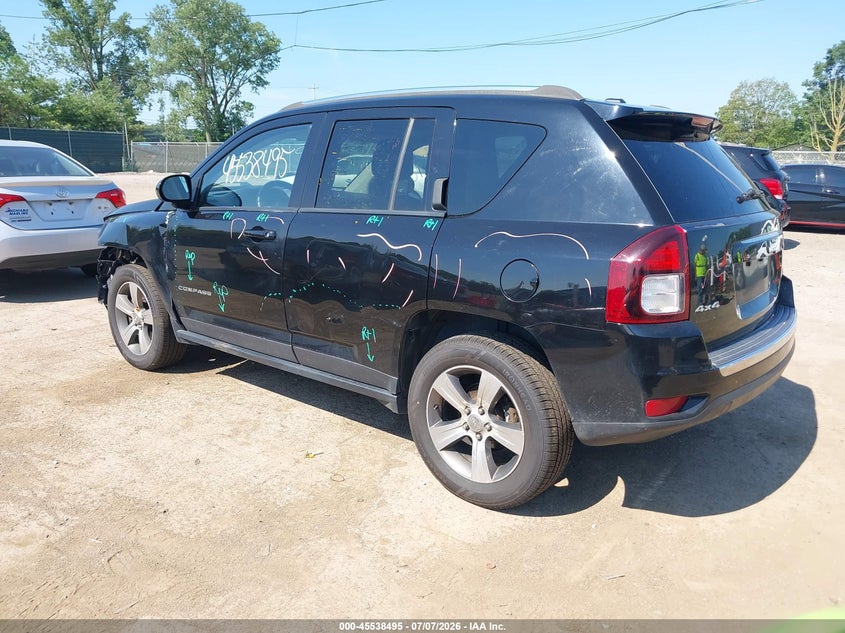 Vin: 1c4njdeb3gd768773, lot: 46036764, jeep compass high altitude edition 20163