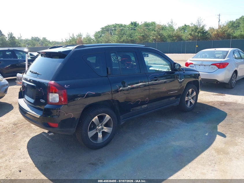 Vin: 1c4njdeb3gd768773, lot: 46036764, jeep compass high altitude edition 20164