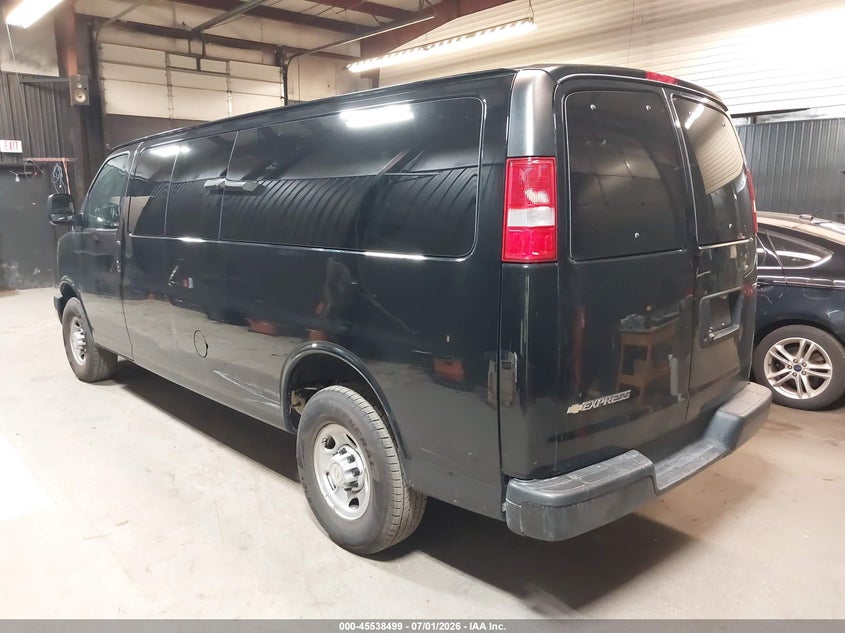 Vin: 1gazgnfp4l1272417, lot: 46036768, chevrolet express passenger rwd 3500 extended wheelbase ls 20203