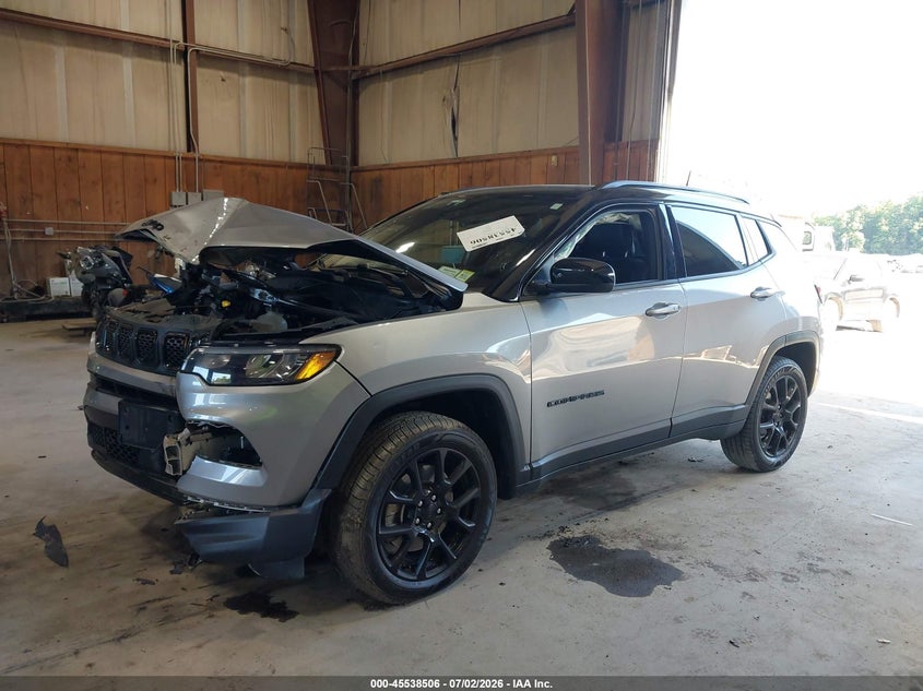 Vin: 3c4njdbn2pt544810, lot: 46036775, jeep compass altitude 4x4 20232
