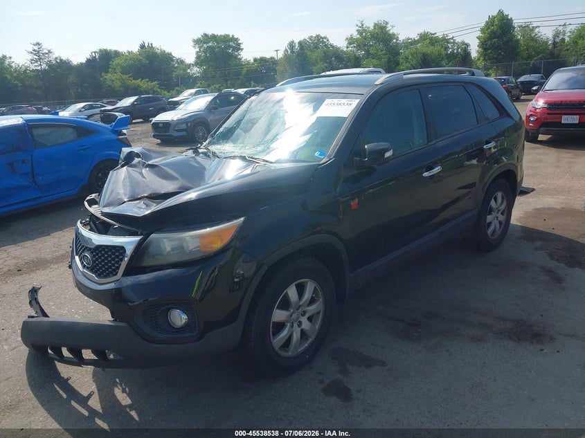 2013 Kia Sorento, Front End, IAAI, VIN 5XYKT3A61DG416417 — photo 2