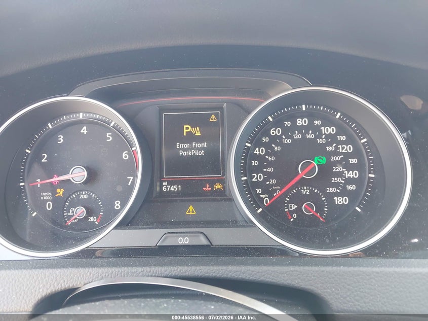2018 Volkswagen Golf Gti 2.0T Autobahn/2.0T S/2.0T Se VIN: 3VW447AUXJM290453 Lot: 45538556