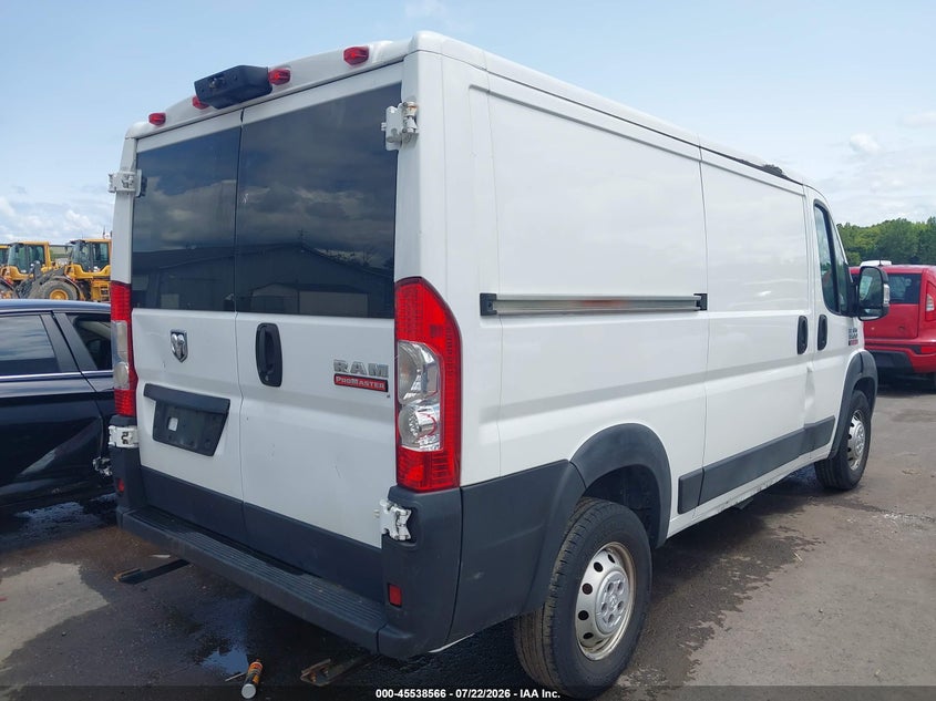 Vin: 3c6trvag2ke517717, lot: 46036835, ram promaster 1500 low roof 136 wb 20194