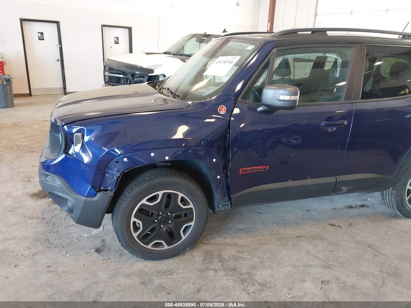 2017 Jeep Renegade Trailhawk VIN: ZACCJBCB8HPG44760 Lot: 45538590