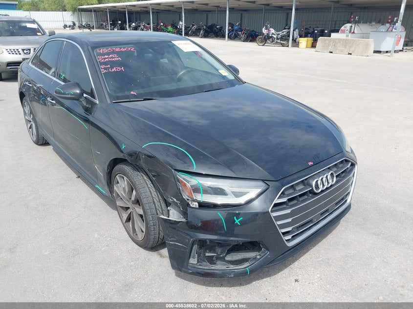 Vin: waugmaf48ln008595, lot: 46036871, audi a4 premium 40 tfsi front-wheel drive s tronic 2020 img_1