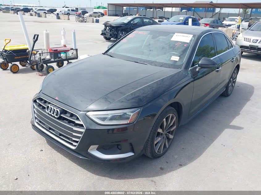 Vin: waugmaf48ln008595, lot: 46036871, audi a4 premium 40 tfsi front-wheel drive s tronic 20202