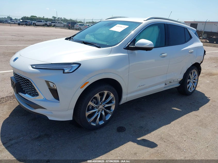 Vin: kl4amgsl8sb015016, lot: 46036898, buick encore gx avenir awd 20252