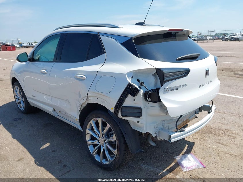 Vin: kl4amgsl8sb015016, lot: 46036898, buick encore gx avenir awd 20253