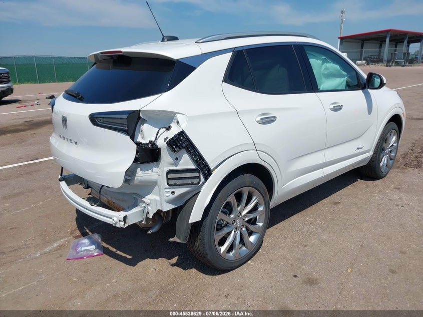 Vin: kl4amgsl8sb015016, lot: 46036898, buick encore gx avenir awd 20254