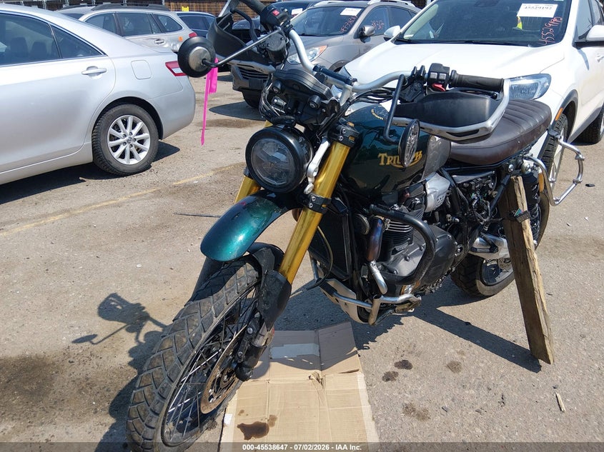 2022 TRIUMPH MOTORCYCLE SCRAMBLER auction photo 2