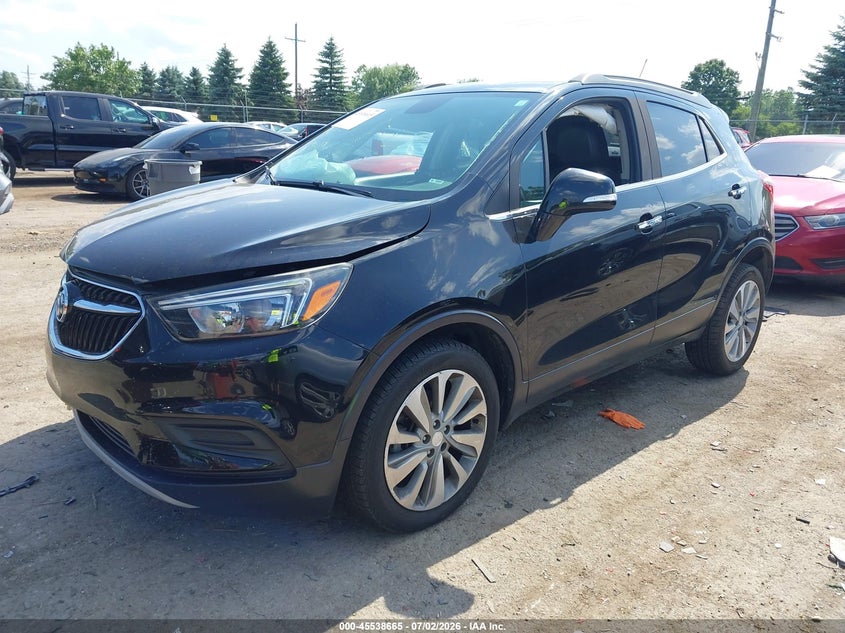 Vin: kl4cjasb4jb553670, lot: 46036934, buick encore preferred 20182