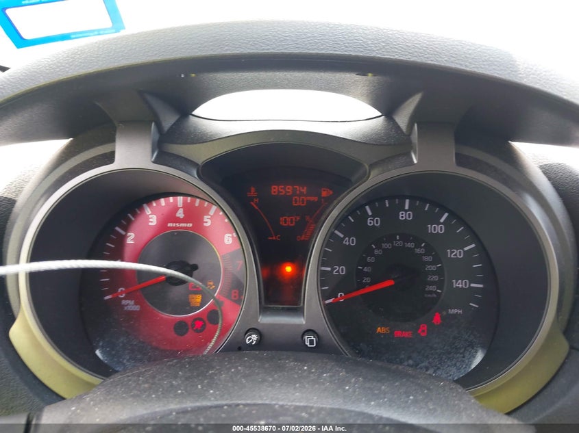 2014 Nissan Juke Nismo VIN: JN8AF5MR3ET360754 Lot: 45538670