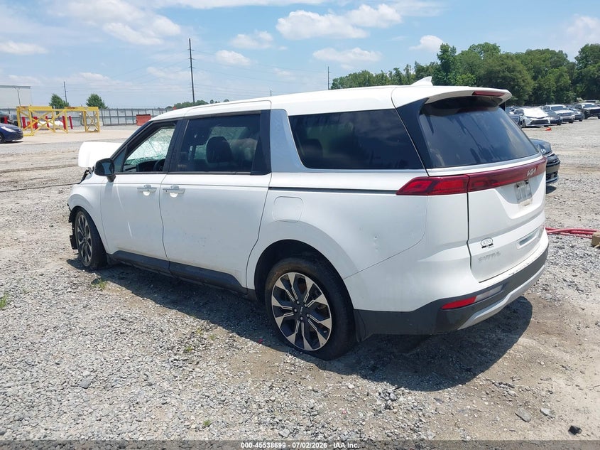 Vin: kndnc5h39p6250921, lot: 46036968, kia carnival mpv ex 20233
