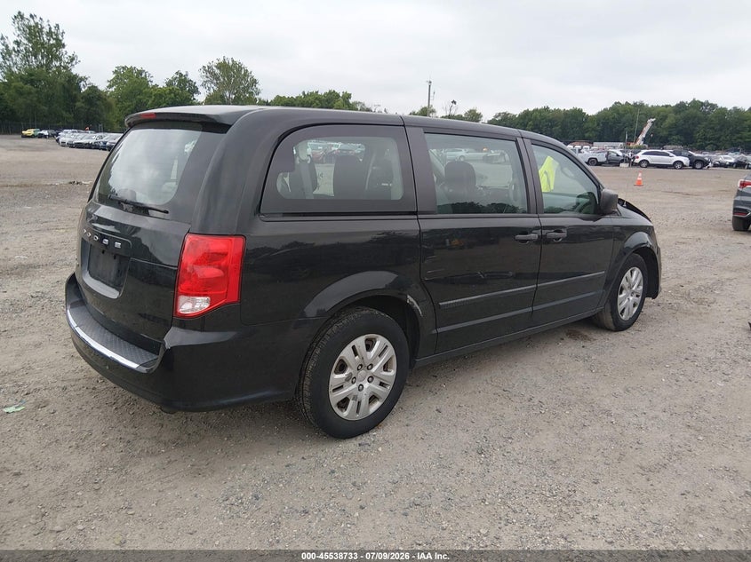 Vin: 2c4rdgbg2gr203437, lot: 46037002, dodge grand caravan american value pkg 20164