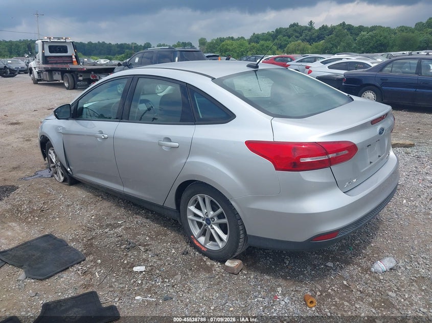 Vin: 1fadp3f23fl313208, lot: 46037057, ford focus se 20153
