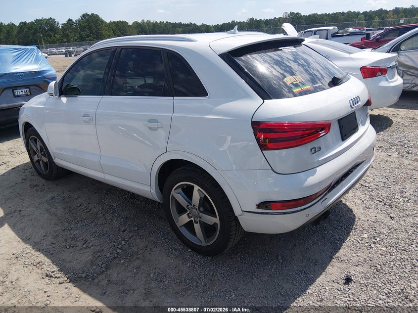 Vin: wa1gfcfs1fr012485, lot: 46037076, audi q3 2.0t premium plus 20153