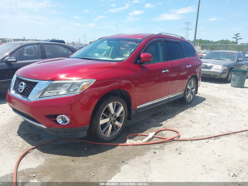 2014 Nissan Pathfinder, Normal Wear & Tear, IAAI, VIN 5N1AR2MM0EC653898 — photo 2