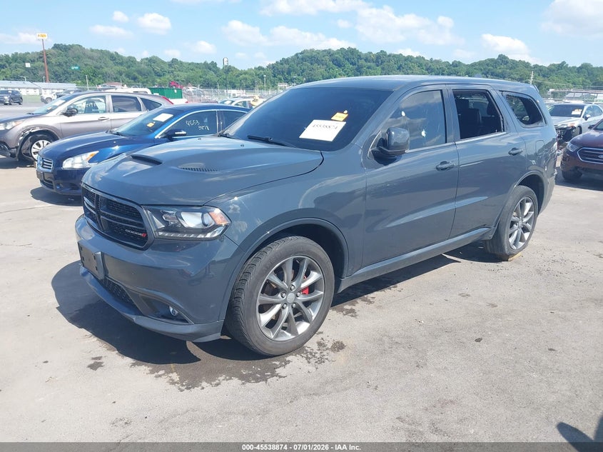 Vin: 1c4rdjdg0jc133172, lot: 46037143, dodge durango gt awd 20182