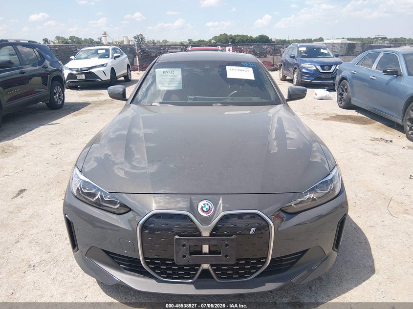2023 BMW I4 Edrive40 VIN: WBY73AW05PFP44766 Lot: 45538927