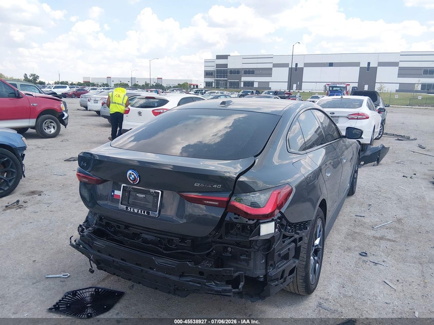 Vin: wby73aw05pfp44766, lot: 46037196, bmw i4 edrive40 20234