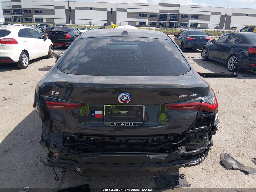 2023 BMW I4 Edrive40 VIN: WBY73AW05PFP44766 Lot: 45538927