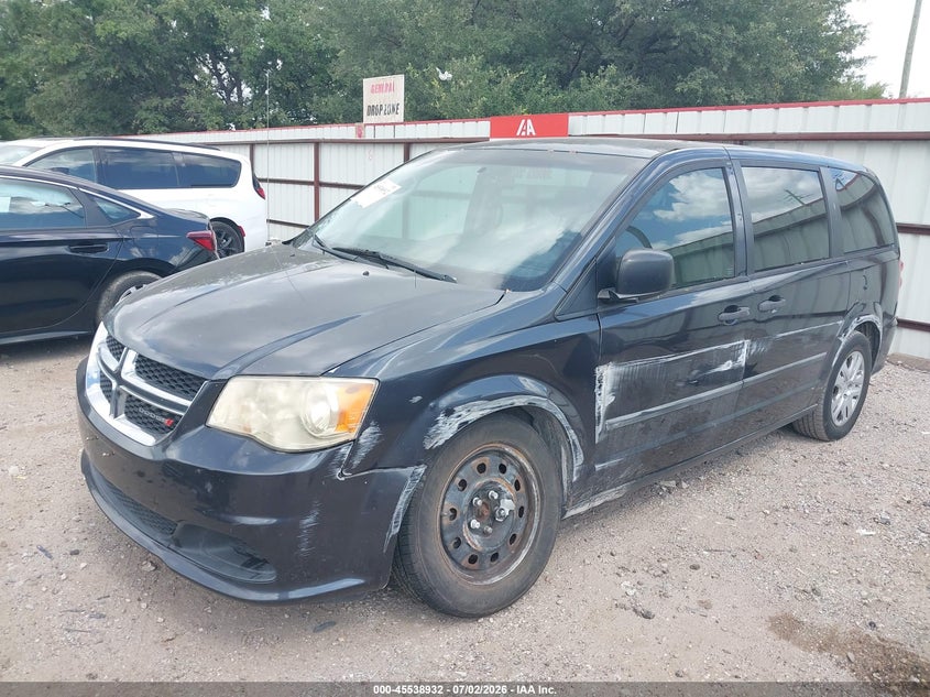 Vin: 2c4rdgbg0er104581, lot: 46037201, dodge grand caravan american value pkg 20142